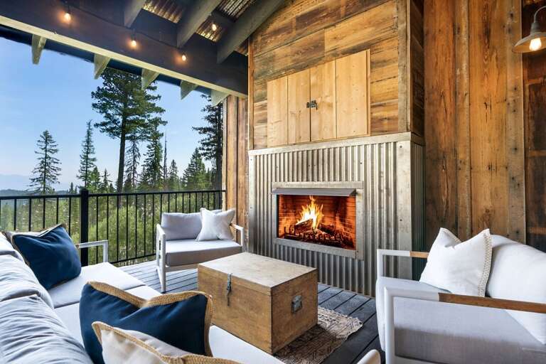 Relax by the fire on chilly nights | Exterior