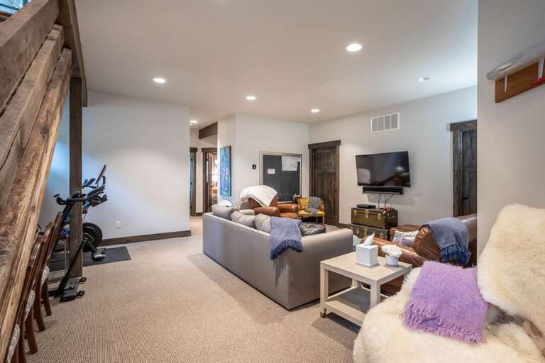 Get in a ride on the exercise bike | Lower Level