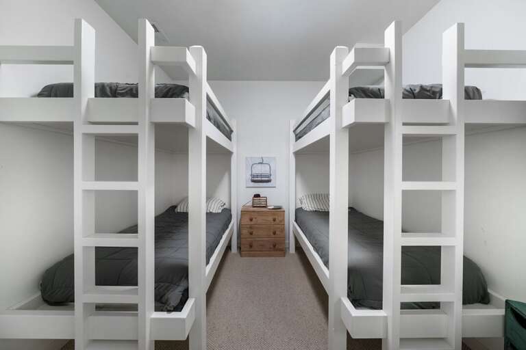 Two twin bunkbeds | Perfect for slumber parties | Lower Level