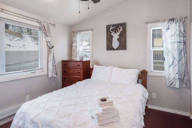 Main Level Bedroom 1 with a Queen Bed | Main Level Main Level Bedroom 1 with a Queen Bed | Main Level