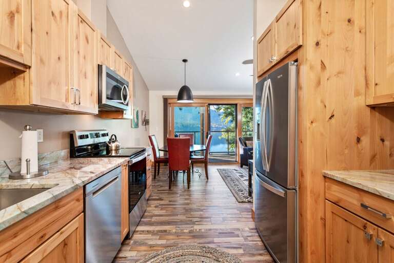 Ample counter space for meal prep | Main Level