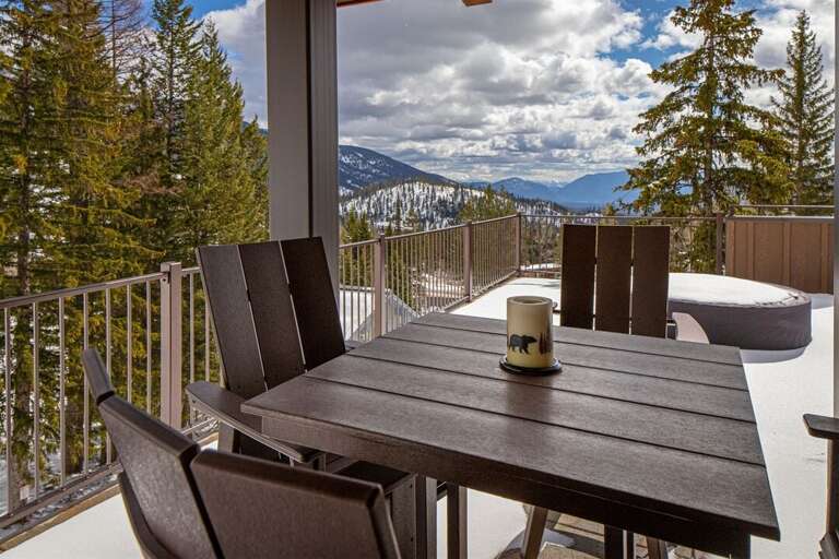 The expansive 3,000 sq ft deck features seating, gas fire pit, grill, sauna & hot tub | Exterior