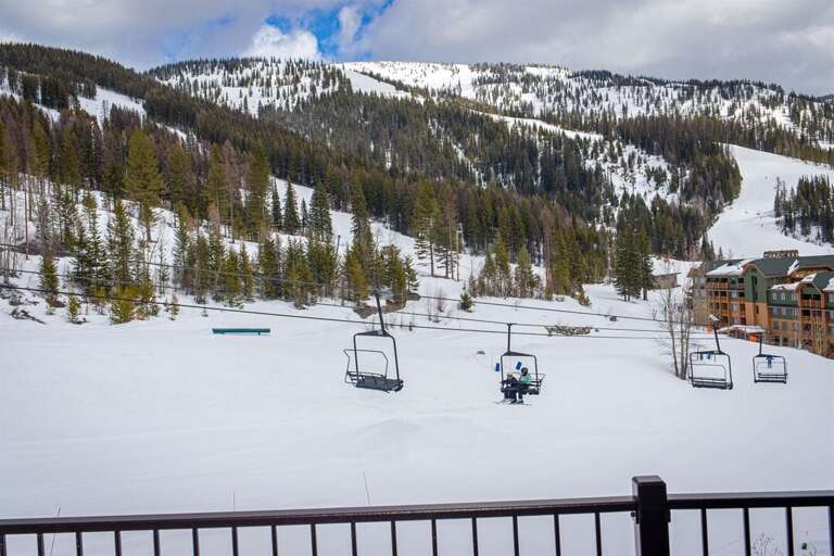 Located right alongside Chair 3 at Whitefish Mountain Resort, Big Mountain Penthouse is a true ski in/ski out property | Exterior