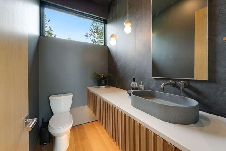 Half Bathroom off of the Kitchen | Main Level