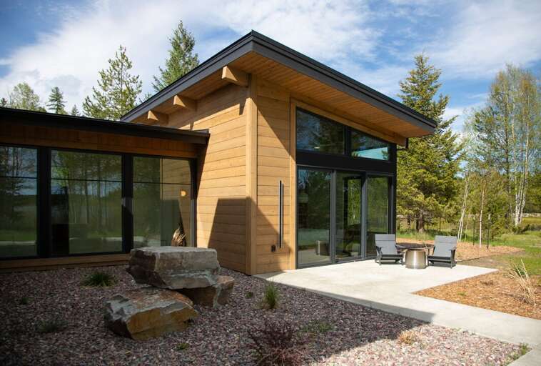 Outdoor Area with Seating and a. Fire Pit | Main Level