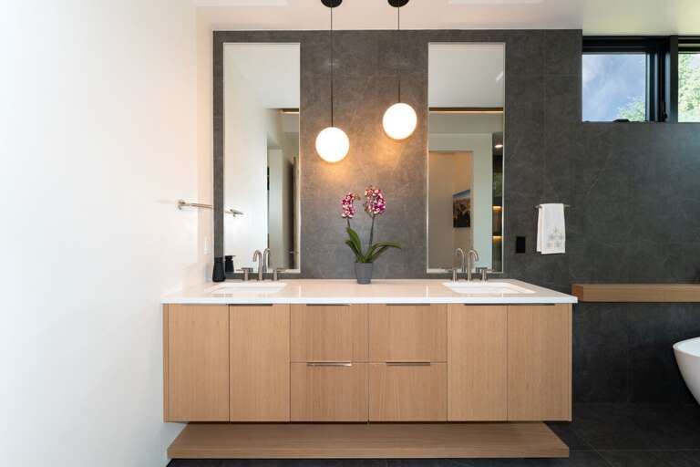 Spacious cCounter with Dual Vanities | Main Level