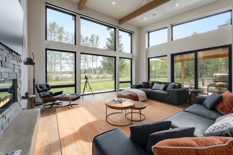 Views of Blanchard Lake | Main Level