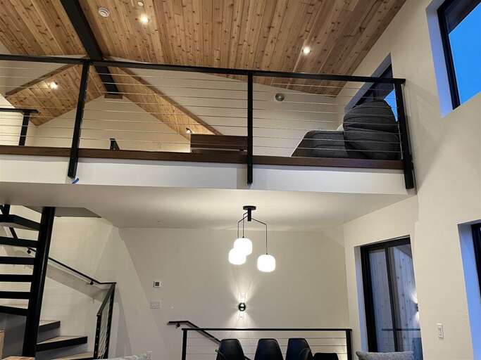 The Loft From the Living Room | Upper Level The Loft From the Living Room | Upper Level