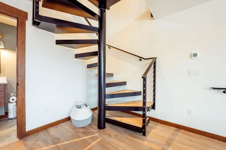 Spiral Staircase to the Loft | Upper Level Spiral Staircase to the Loft | Upper Level