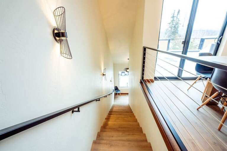 Stair Down to The Middle Level | Upper Level Stair Down to The Middle Level | Upper Level