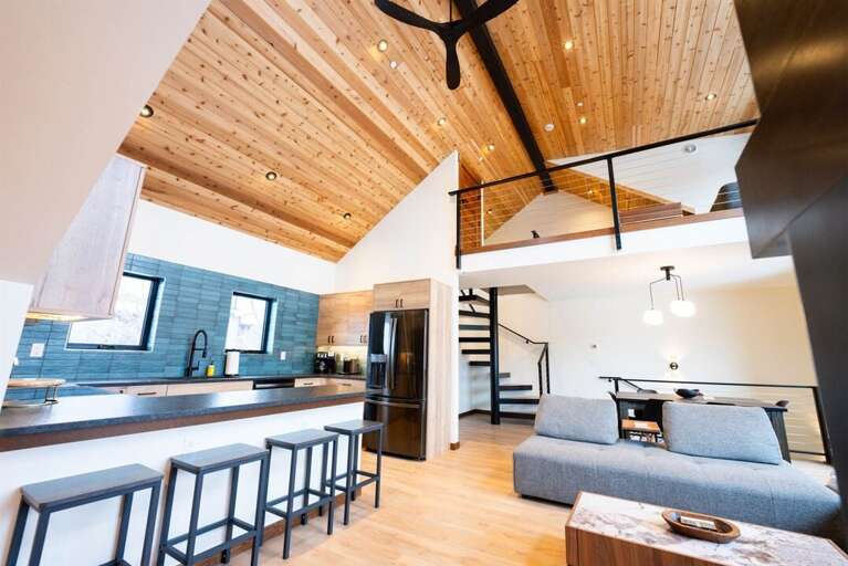 Open-concept Living Area | Upper Level