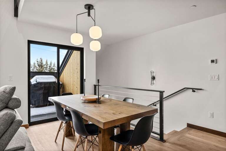 Dining Room Table Seating for Six People | Upper Level Dining Room Table Seating for Six People | Upper Level