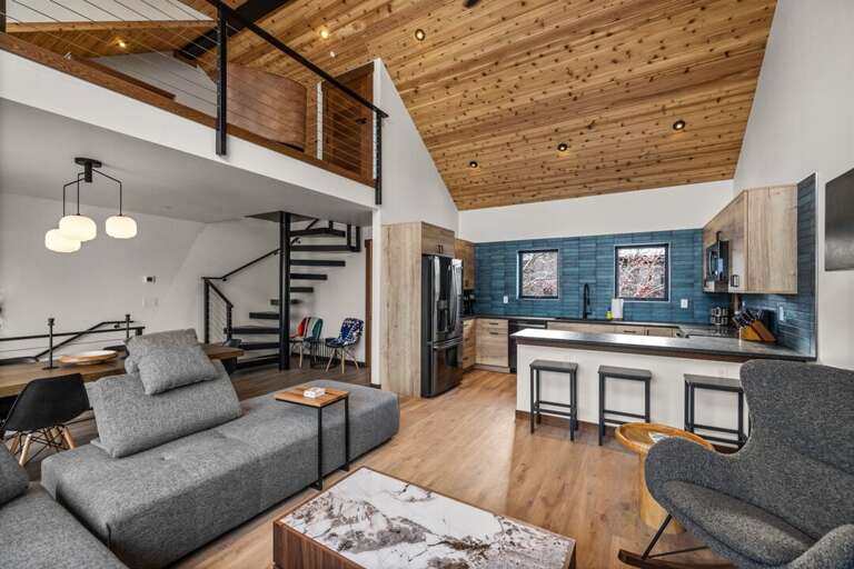 Open-concept Living Area | Upper Level Open-concept Living Area | Upper Level