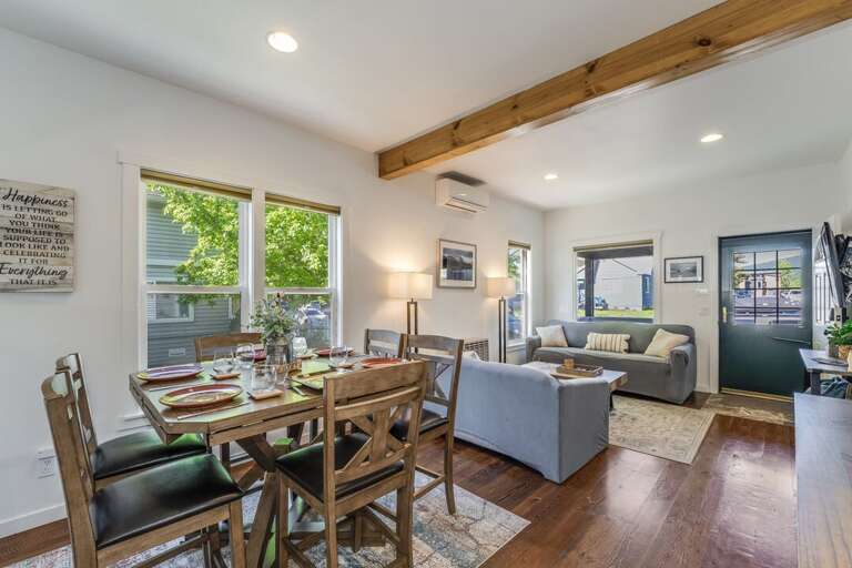 Dining room adjacent to the living room | Main Level