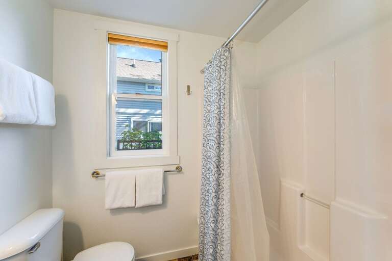 Enjoy a hot shower or bath | Main Level