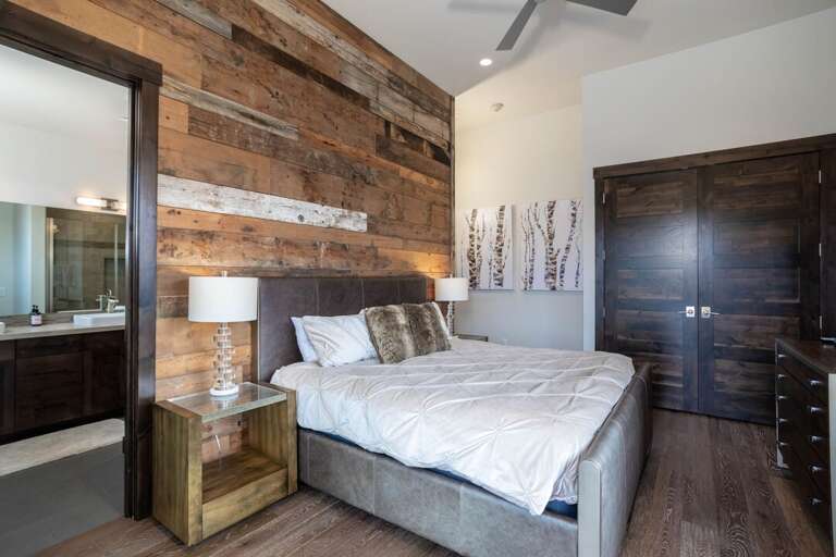 Get comfy in the king-sized bed | Main Level