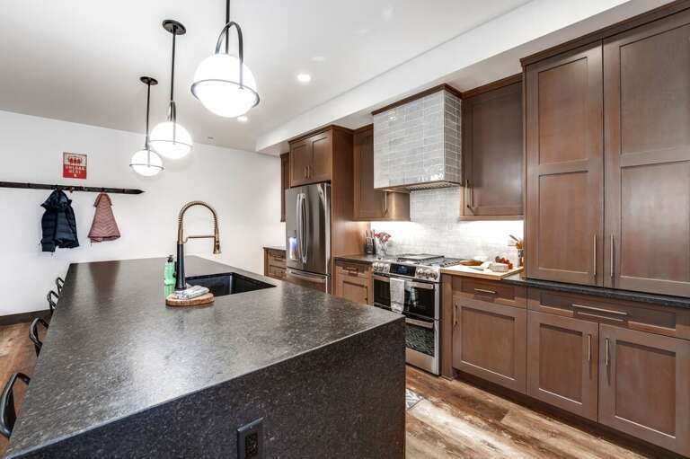 Features stainless-steel appliances | Main Level