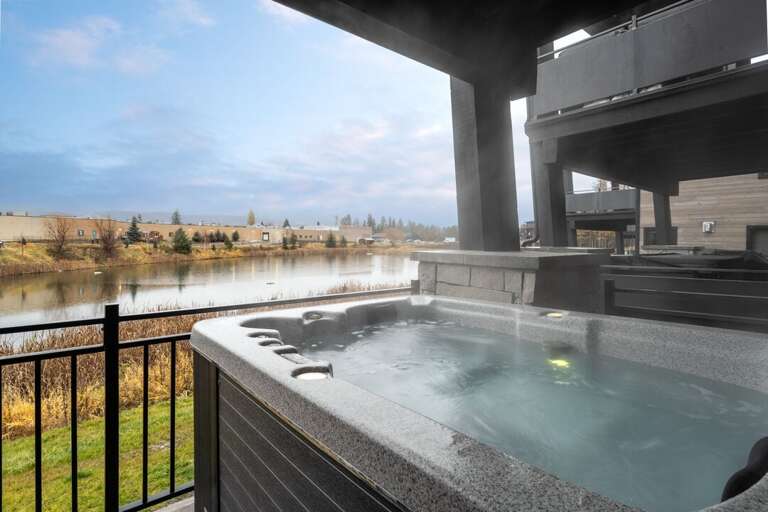 Private hot tub and outside seating creates an ideal setting for unwinding | Exterior