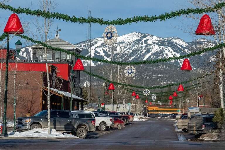 Enjoy Downtown Whitefish During the Holidays | Exterior