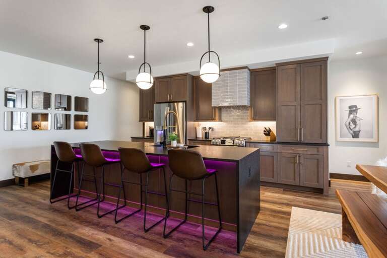 Bar seating for up to 4!