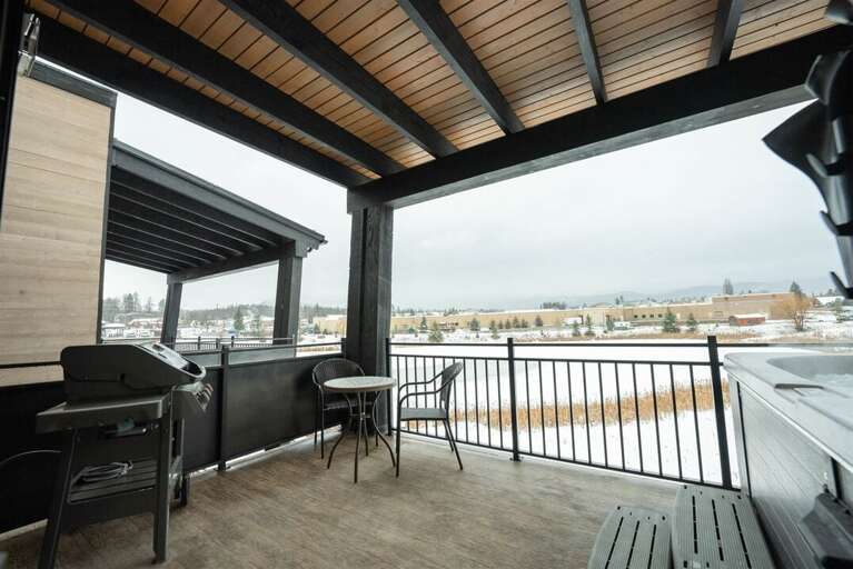 Relax in your private hot tub after a day of adventure | Exterior