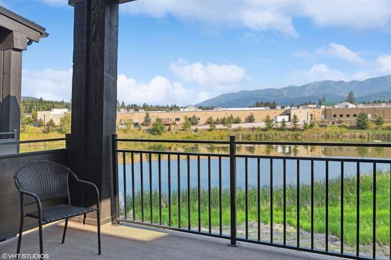 Take in the scenic mountain views from your private patio. | Exterior