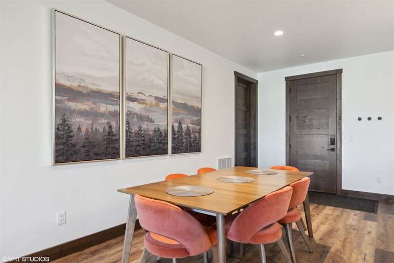 Share a meal at the homes dining table | Main Level