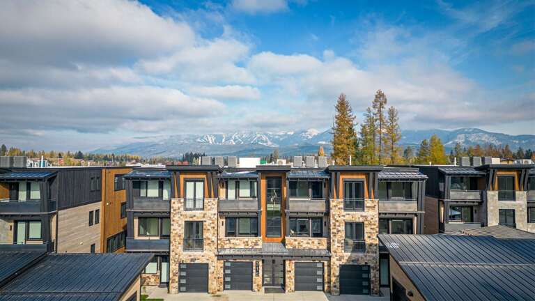 Take in incredible views of Big Mountain while you relax in your private hot tub | Exterior