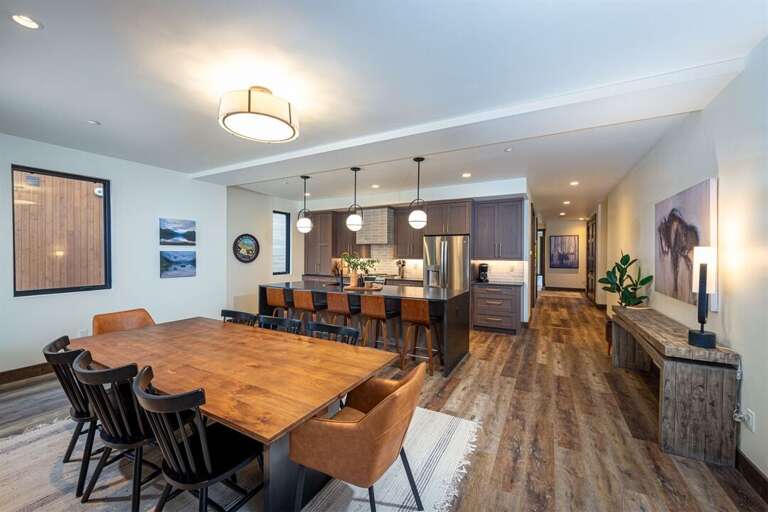 The open concept floor plan provides an expansive space to connect with your group | Main Level