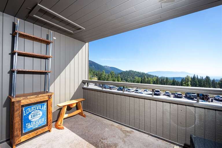 Take in the mountain views from your private patio | Exterior