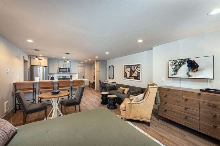 The classic studio layout offers a functional, beautifully designed space | Main Level