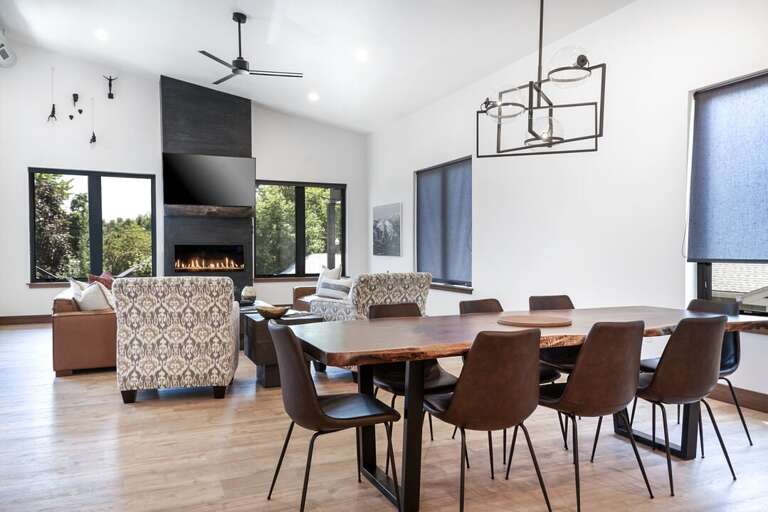 Dining & Living Room | Main Level