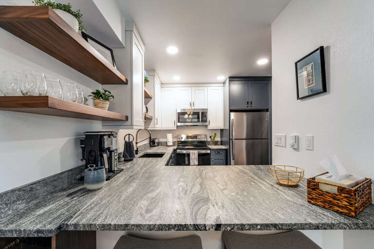 Bar Seating for Two People | Main Level