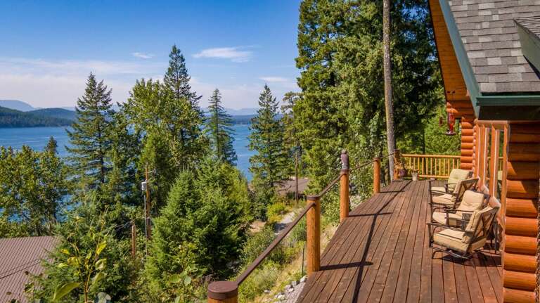 Enjoy your morning coffee on the deck