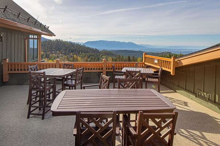 Gather and BBQ on the expansive patio deck, overlooking the Flathead Valley | Exterior