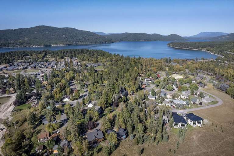 Aerial Views of Whitefish Lake