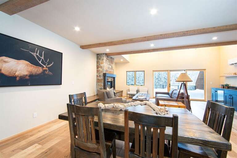 Dine together and take in the views of Chair 9 at Whitefish Mountain Resort | Middle Level