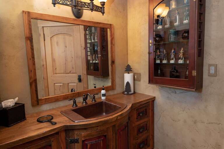 There are four half bathrooms throughout the home | Multiple Levels