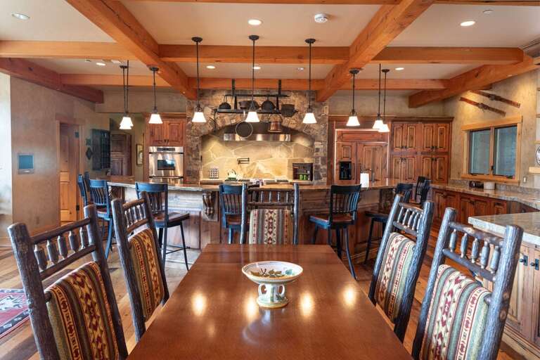 A kitchen and dining area where your family can build one-of-a-kind memories together | Main Level