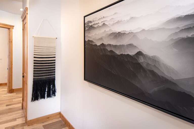 The penthouse is beautifully decorated with modern rustic decor | Main Level