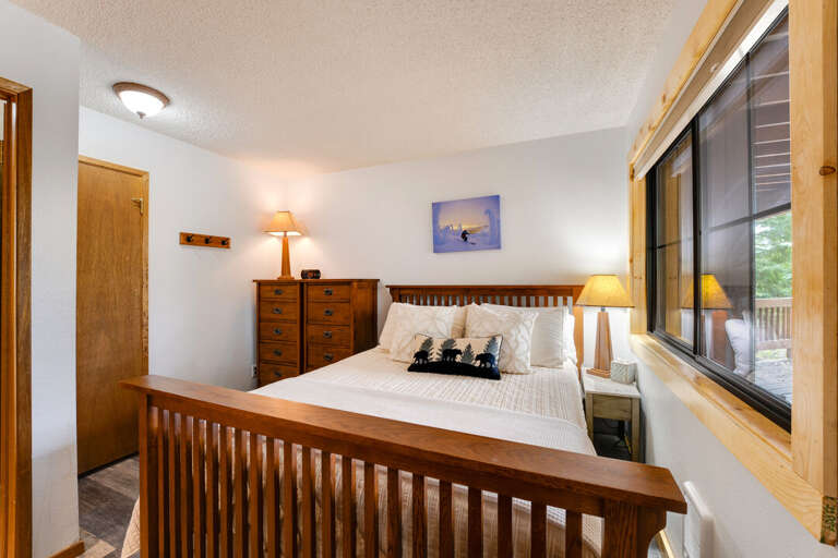 Bedroom 2 (Lower Level)- Queen Bed and Twin over Twin bunk bed | Lower Level