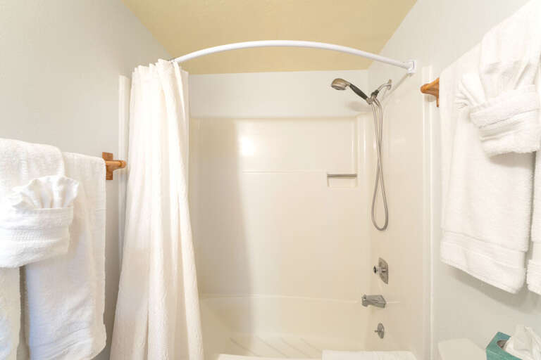 Lower Level Full Shared Bathroom with Tub/Shower Combo | Lower Level