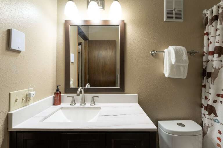 Single vanity. | Lower Level