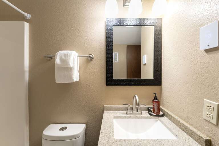 Single vanity. | Main Level