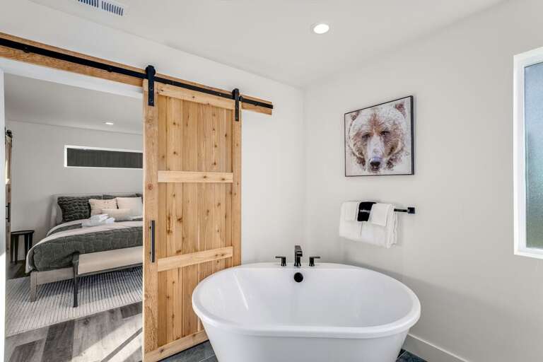 En Suite Master Bathroom- Oversized tub | Main Level