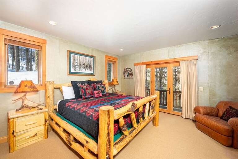 The two main floor king suites also feature private balconies | Main Level The two main floor king suites also feature private balconies | Main Level