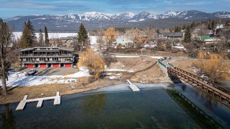 Enjoy access to Whitefish River and a quick walk to Whitefish Lake from Riverfront Landing | Exterior