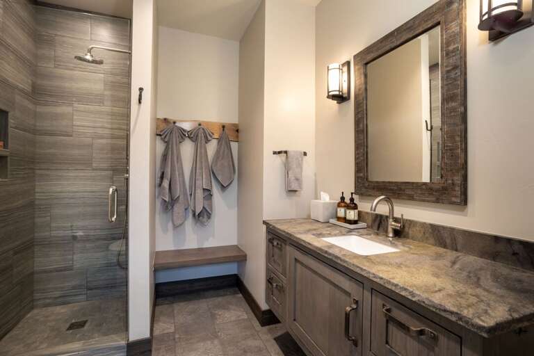 Convenient ensuite bathroom | Upper Level