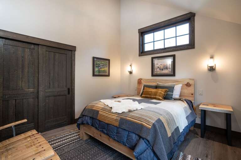 Sleep in | Queen Bed | Upper Level