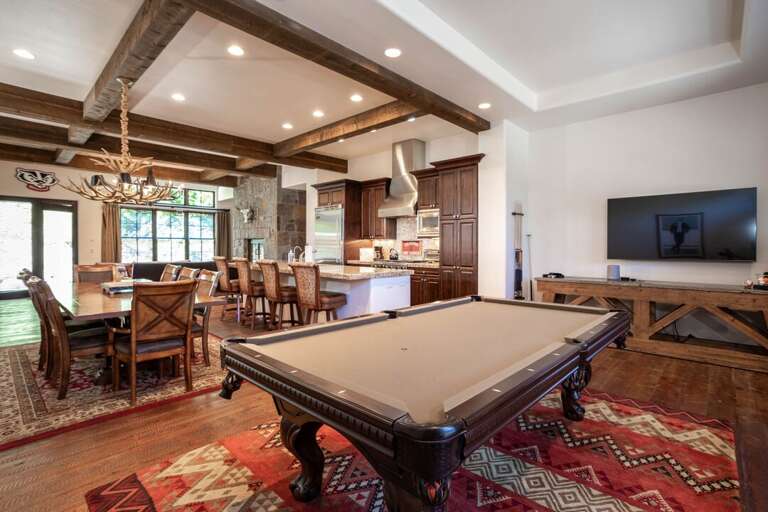 Watch the game as you play a round of pool | Main Level